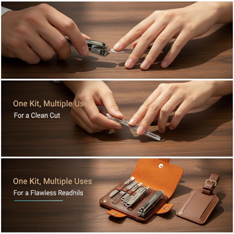 Kit de manucure et pédicure 10 - Mens Grooming Kit Case avis et prix