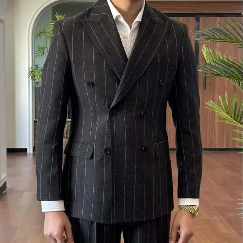 Smoking rayé à double boutonna - Men'S Grooming Trends avis et prix